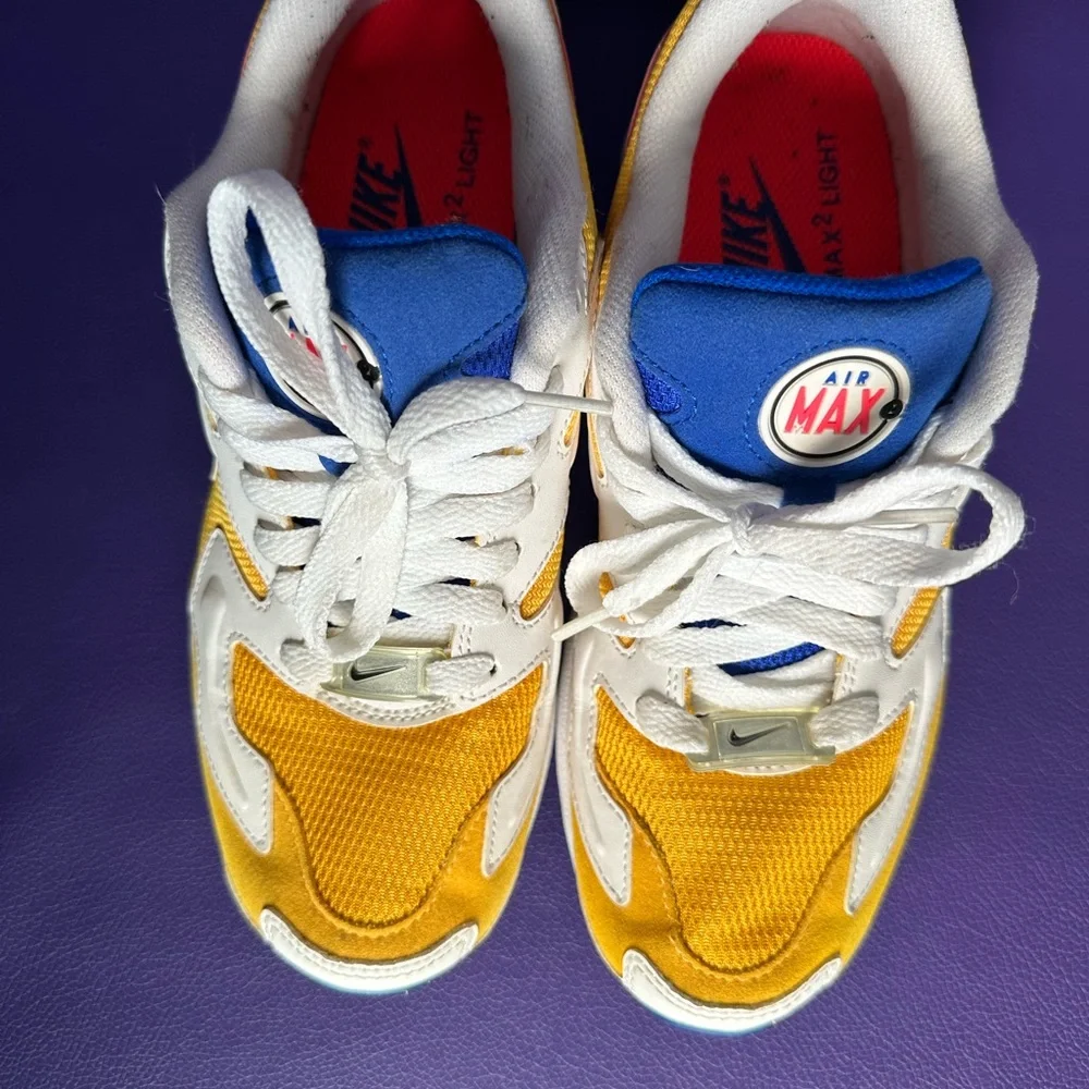 Nike Air Max Sneakers - Yellow, White